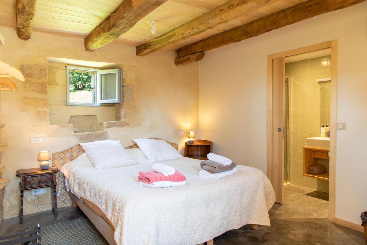 Chambres D'Hotes Avec Piscine La Grange Milou Beynac-et-Cazenac Zimmer foto